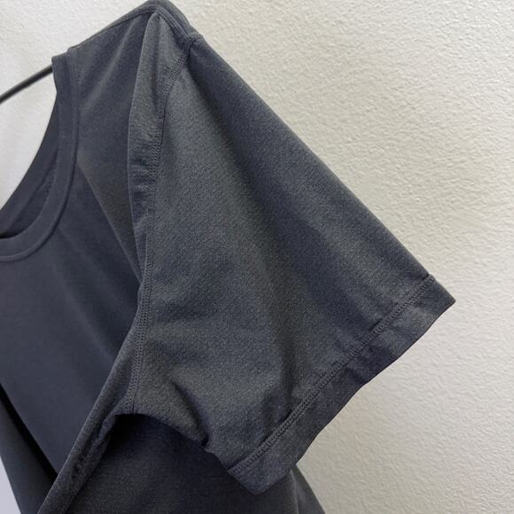 Vuori Tradewind Shirt Large Grey Performance Short Sleeve Pocket Run Jog Gym - Picture 6 of 9